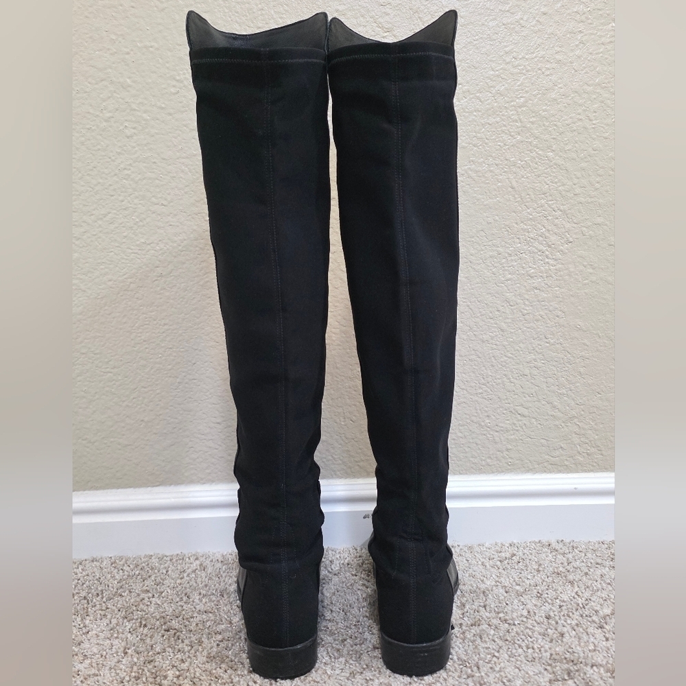 Stuart Weitzman 5050 Black Over the Knee Boots Size 7 - Picture 4 of 10